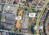 Terreno urbano amplo de 76.770m² com 4 vagas e 552m² construídos