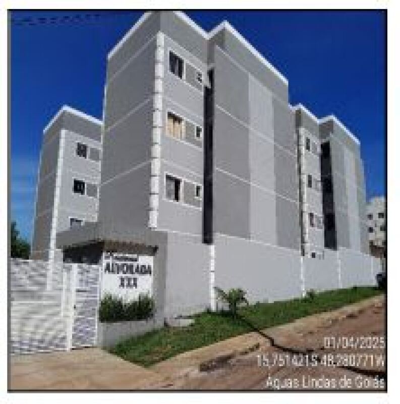 Apartamento de 56,76m² em Águas Lindas de Goiás