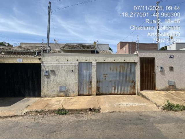 Casa com 3 quartos e 2 banheiros em Anápolis/GO