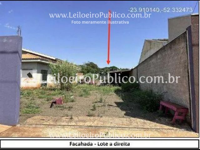 Lote de Terras Urbano 237,22 m² em Peabiru - Terreno Próprio