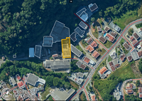 Terreno com área construída em Brusque/SC