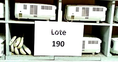 Lote 190 - 7 Projetores Multimídia NEC em Santo André - SP