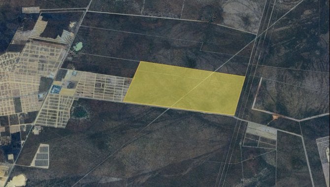 Terreno com 1.630.489 m², amplo espaço para projetos