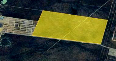 Terreno desocupado com 1.630.489 m², amplo espaço para projetos