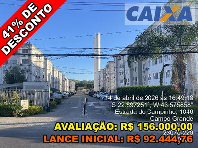 Apartamento 2 Quartos com 41m² em Campo Grande