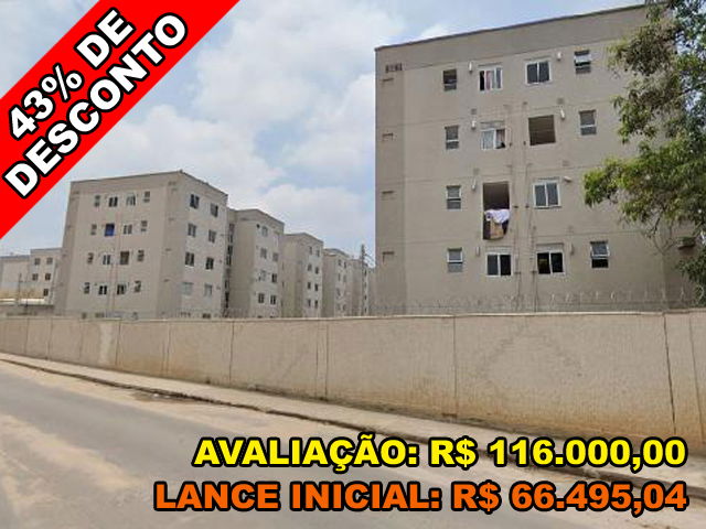 Apartamento 2 quartos, 43m², desocupado, com área de serviço e cozinha