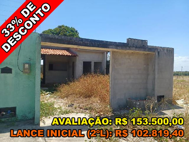 Casa com 2 quartos, 2 banheiros, 2 vagas e 81,78m² construída