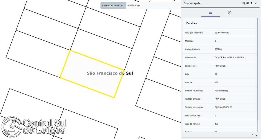 Terreno retangular com 450m², ideal para construção