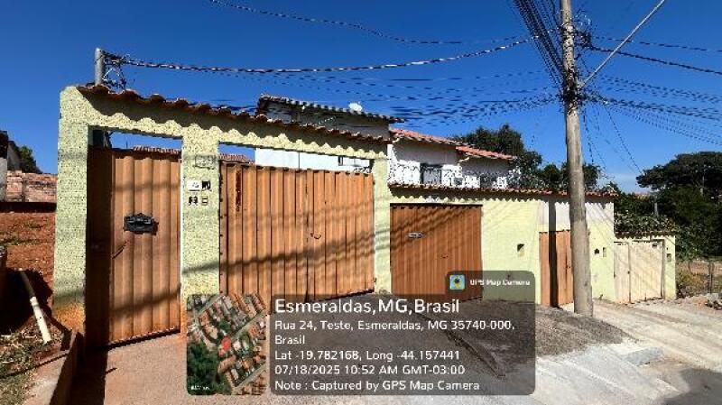 Casa em Esmeraldas/MG com 2 Quartos e 1 Vaga