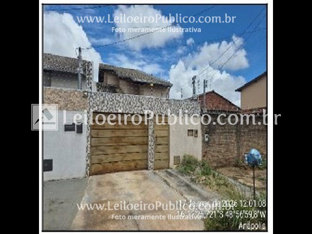 Casa 101,14m² em Anápolis (GO) - Área Privativa e Terreno