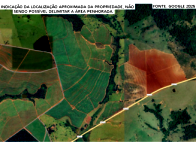 Sítio com casa, curral e córrego, 76 hectares, área construída não informada