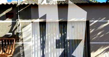 Casa com 2 quartos, varanda, área de serviço e cozinha, 69,95m² construída