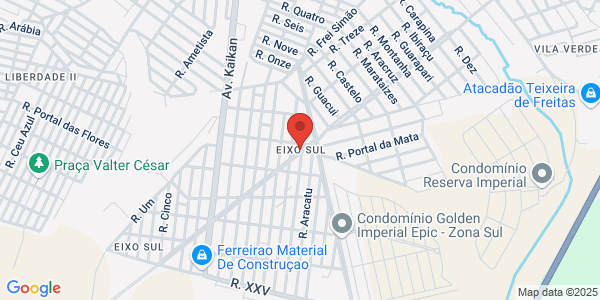Casa com 3 Quartos e 1 Vaga em Teixeira de Freitas