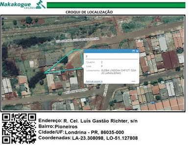 Terreno plano de 803,83 m² sem benfeitorias