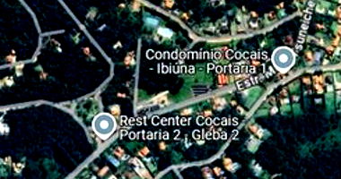 Terreno de 1.804m² com topografia declive acentuado, mata nativa