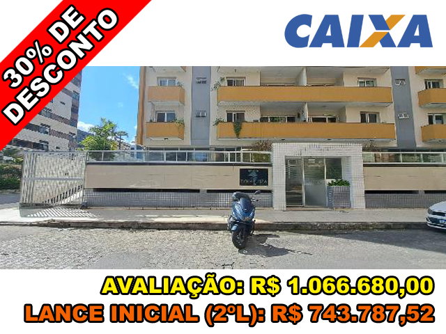 Apto 5 Qts, 251 m², 2 Vagas, Ponta Verde