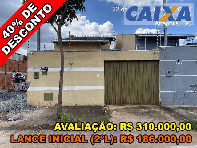 Casa em Anápolis - 3 Quartos, 96,54m²