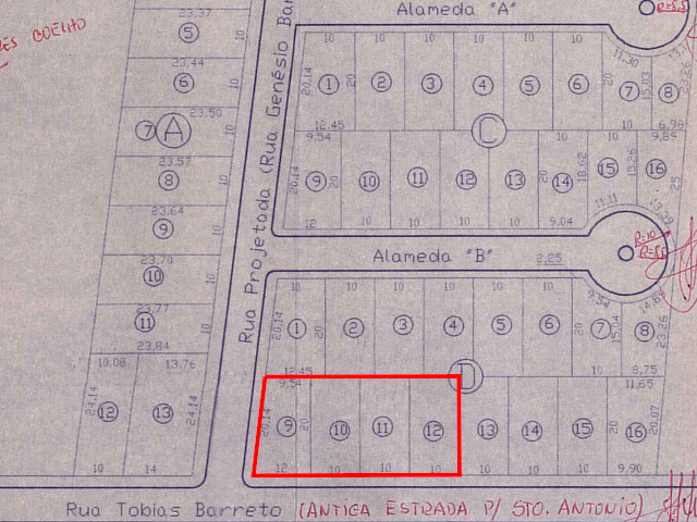 Terreno de 800m² no Bairro Santo Antônio dos Prazeres