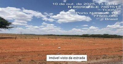 Gleba de 131ha em Porto Nacional/TO, ocupada