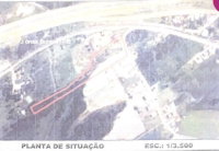 Terreno com 1821m² à beira da BR-101 em Pescaria Brava/SC