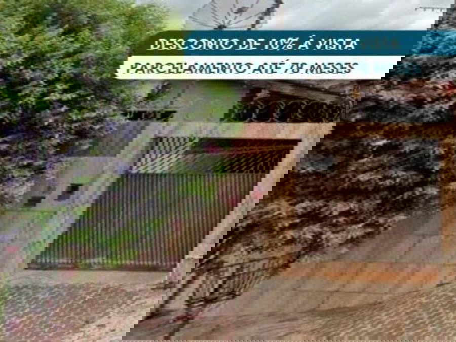 Casa 55m² com terreno 112m², 1 quarto, 1 banheiro, ocupada