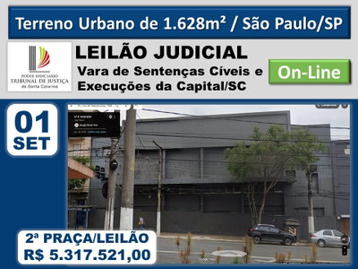 Terreno Urbano 1.680m² no Cambuci