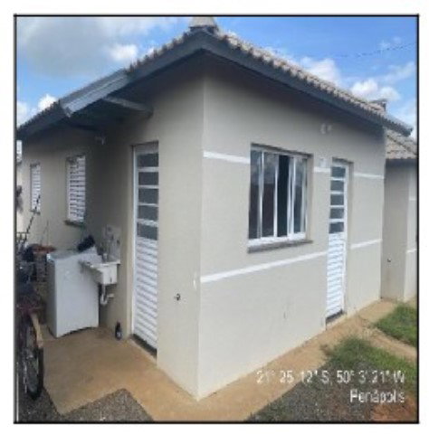 Casa com 2 quartos em Penápolis - Área total 140m²