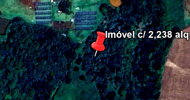 Terreno rural com 54.152 m² em Pitanga/PR