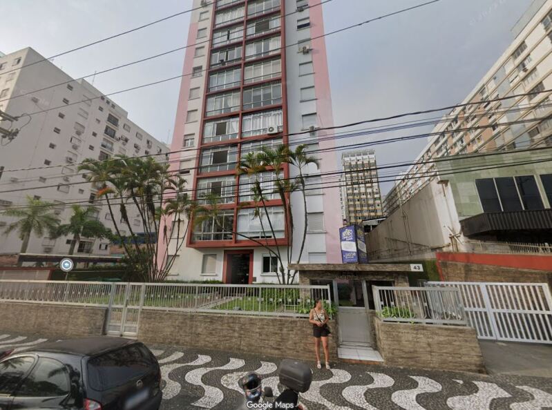 Apartamento Ed. Santa Rita com 55,43m² em Santos/SP