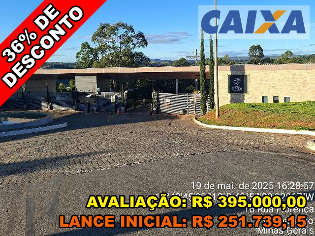 Terreno de 412m² no Gran Park, Vespasiano