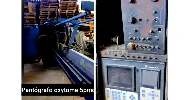 Conjunto de Equipamentos Metalúrgicos com Pantógrafo e Fresadora