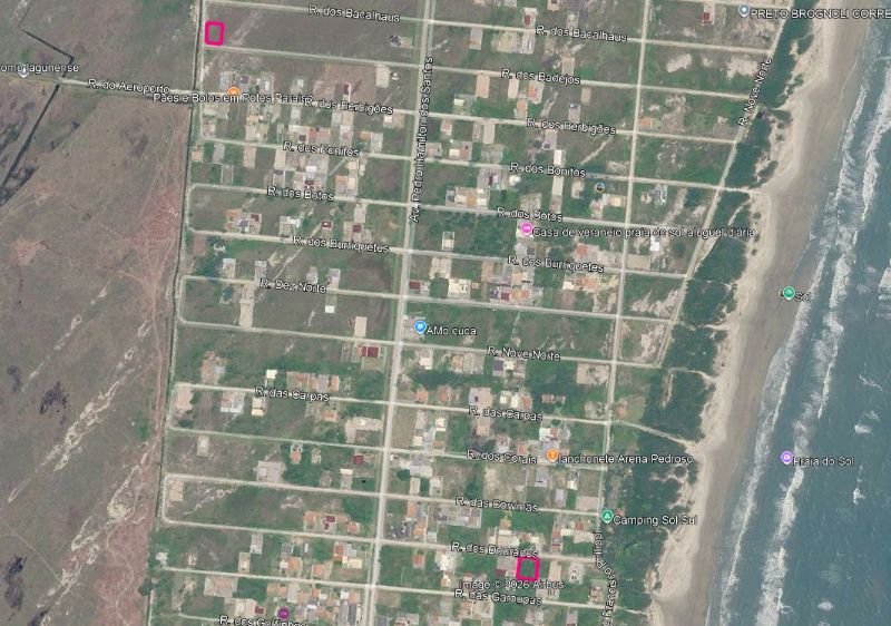Terreno na Praia do Sol com 494m² em Laguna/SC