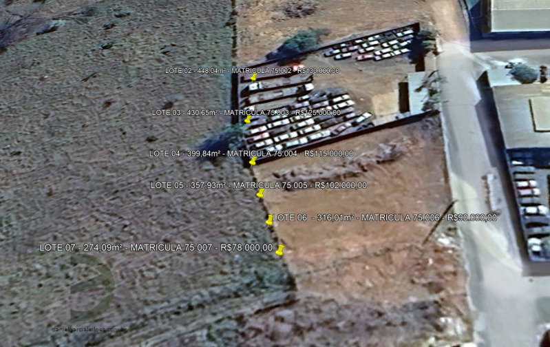 Terreno 448m² em Lagoa Formosa/MG - Leilão Público