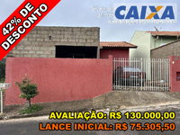 Casa 2 Quartos em Arceburgo - 53,5m² de Área Privativa