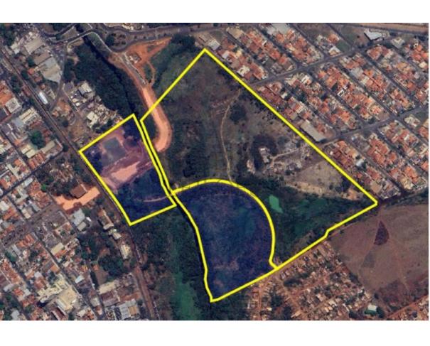 Terreno urbano com 93.445,82 m² em área plana e brejosa, ideal para desenvolvimento