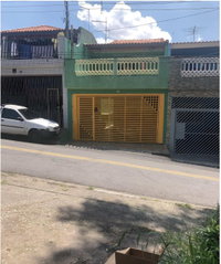 Terreno e prédio residencial com 156m², 2 quartos, 1 banheiro