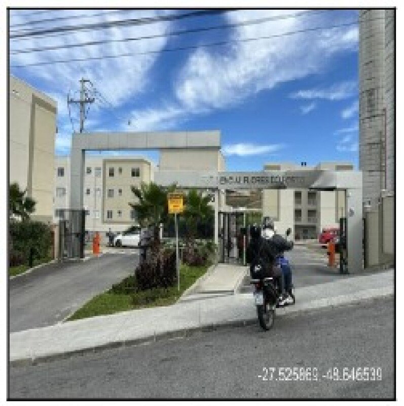 Apartamento com 43,8m² e 1 vaga de garagem em Biguaçu/SC