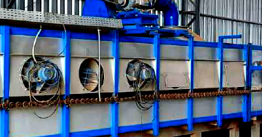 Forno cerâmico a rolo refratário