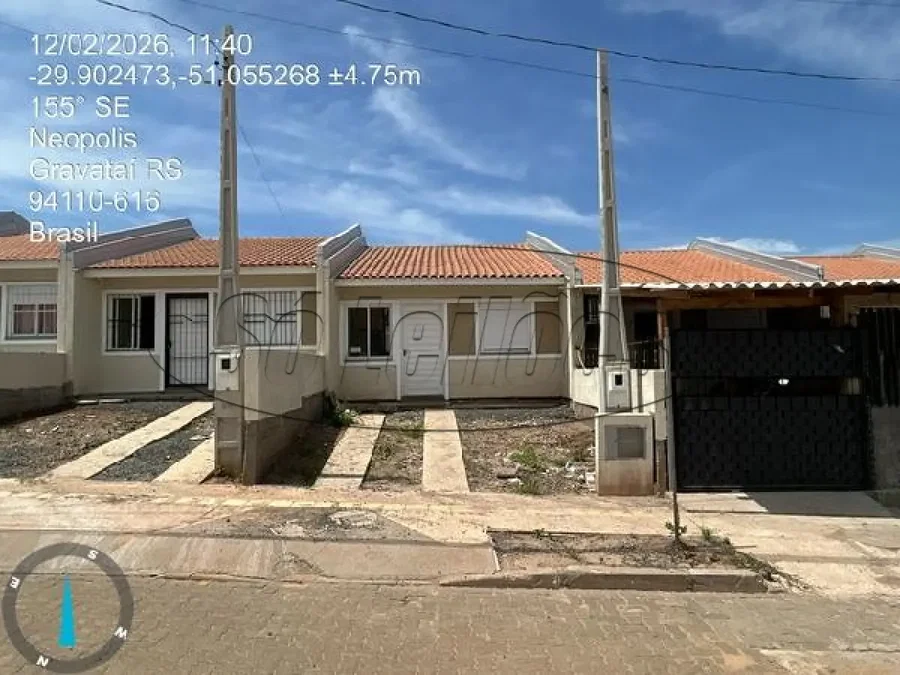 Casa 47m² com vaga em Gravataí/RS - Oportunidade única!