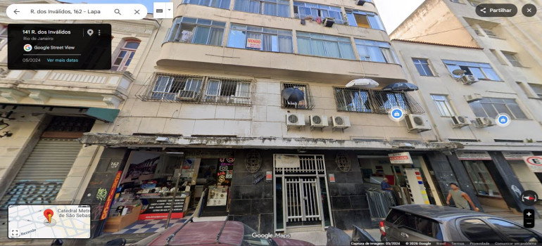 Conjugado 27m² - Rua dos Inválidos, 162 - Centro