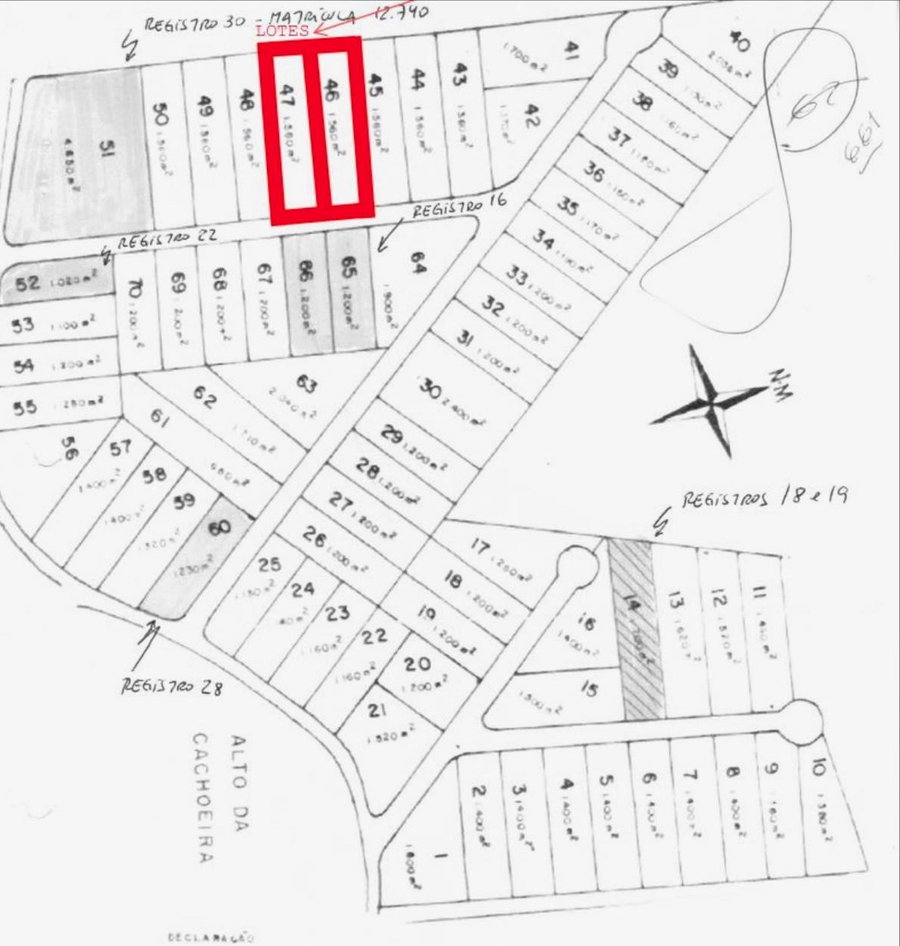 Terreno com 1560m² em Ibiúna/SP