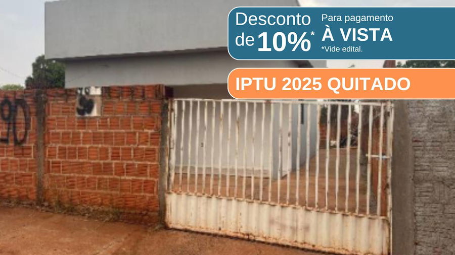 Casa no Jardim Daniel III em Paranaíba/MS