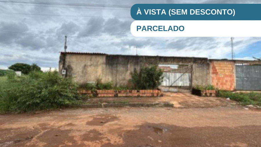 Casa Ocupada no Jardim Dom Bosco em Cidade Ocidental/GO