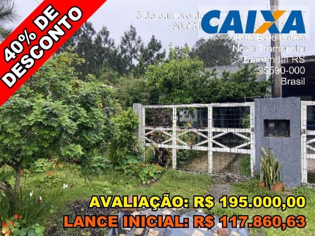 Casa com 2 quartos em Tramandaí/RS