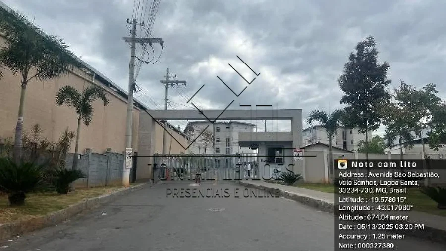 Apartamento com 2 quartos em Lagoa Santa/MG