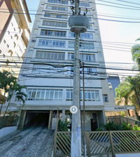 Fração de apartamento com 132,67m² e vaga de garagem em Santos