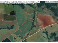 Sítio com casa, curral e córrego, 76 ha, alto potencial