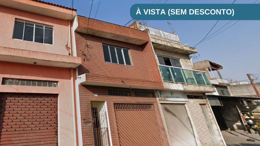 Casa Ocupada com 106m² de Área Construída em Mauá