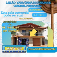 Sala Comercial com 38m², 1 banheiro, ocupada por lotérica