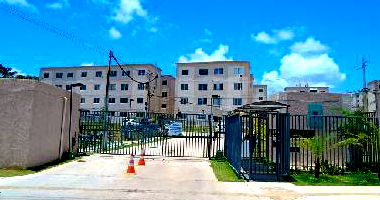 Apartamento com 40,53 m², sala, cozinha e área de serviço